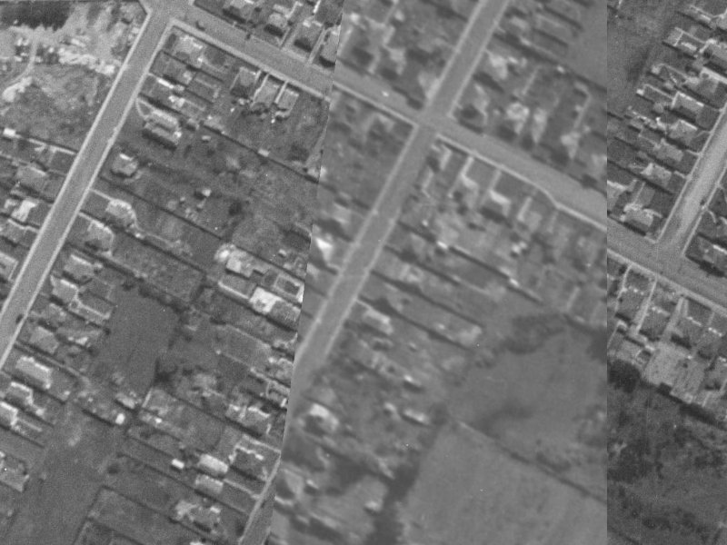 108A Bordesley Street from the air, 1940-1944