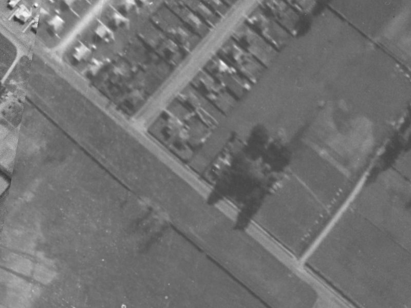 371 Linwood Avenue from the air, 1940-1944