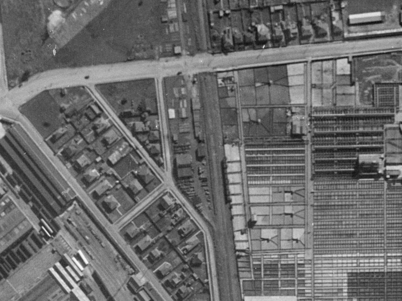 12B Pope Street from the air, 1940-1944
