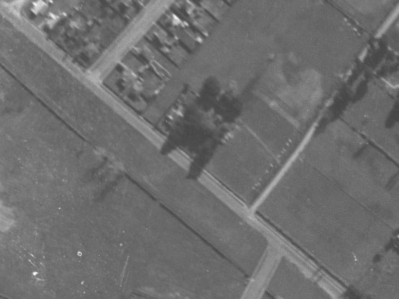 377 Linwood Avenue from the air, 1940-1944