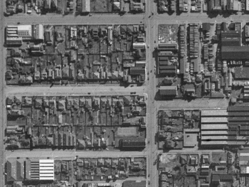 40 Walker Street from the air, 1940-1944