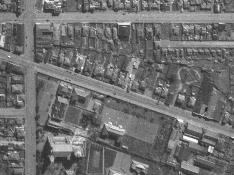 84 Ferry Road from the air, 1940-1944