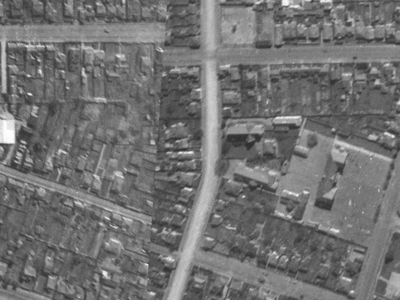 38 Phillips Street from the air, 1940-1944