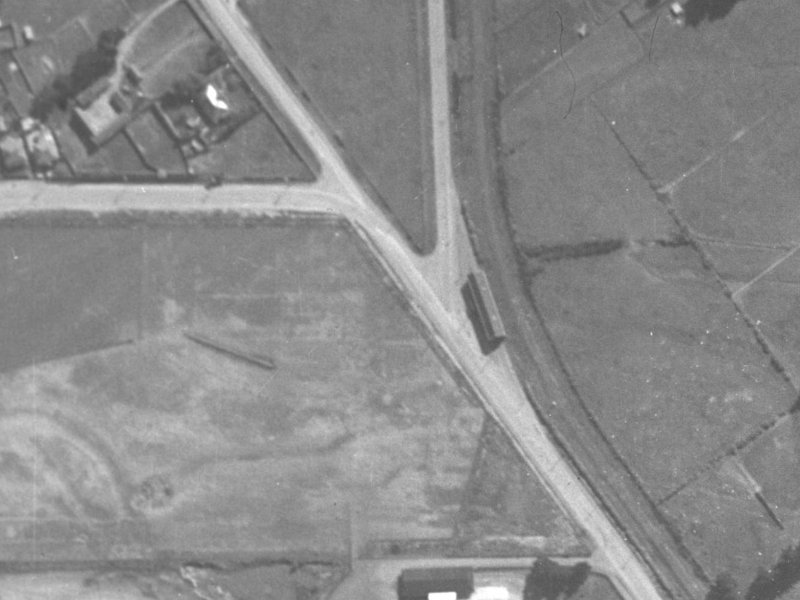 35 Racecourse Road from the air, 1940-1944