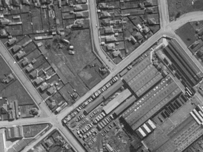 28 Foster Street from the air, 1940-1944