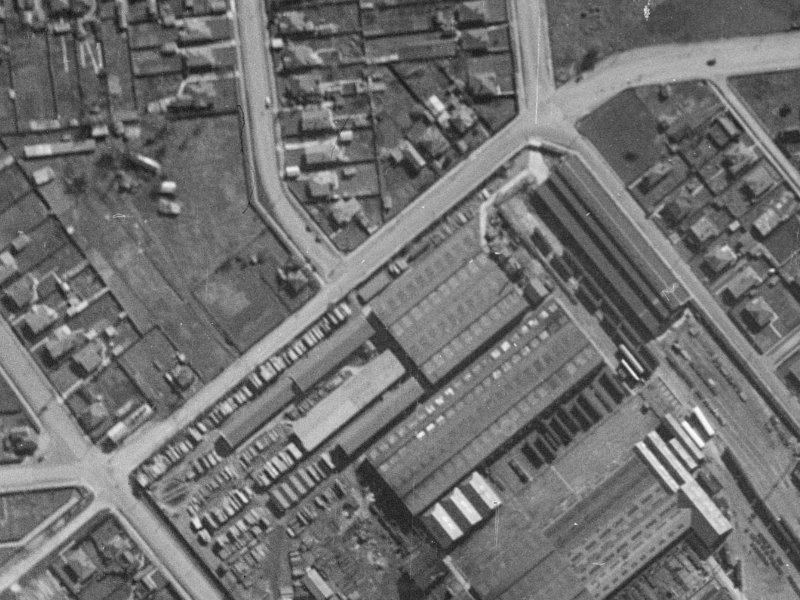 14 Foster Street from the air, 1940-1944