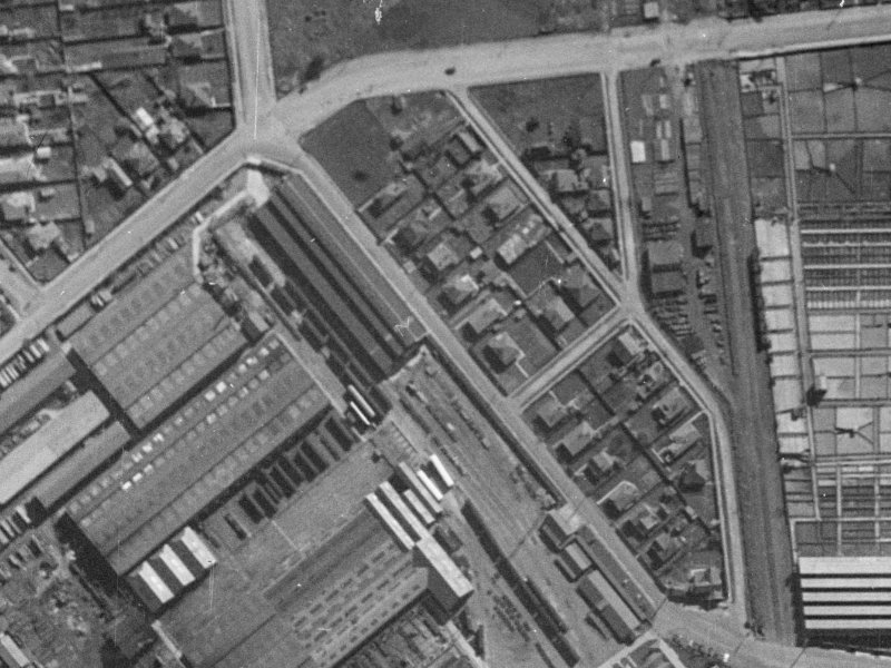 55 Blenheim Road from the air, 1940-1944