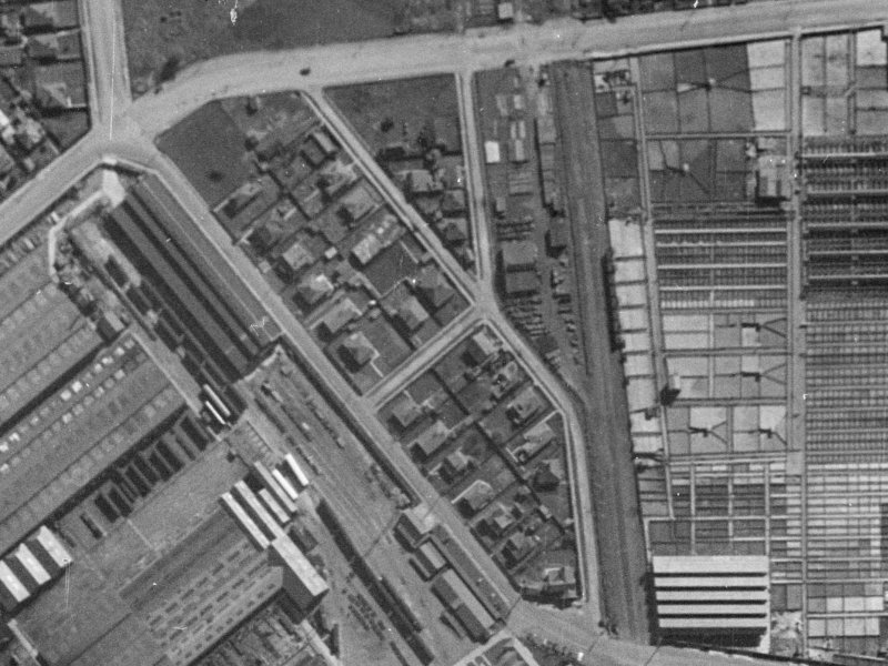 6 Anderson Street from the air, 1940-1944