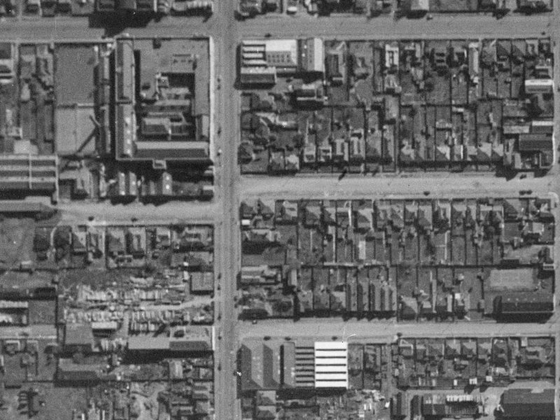 8 Walker Street from the air, 1940-1944