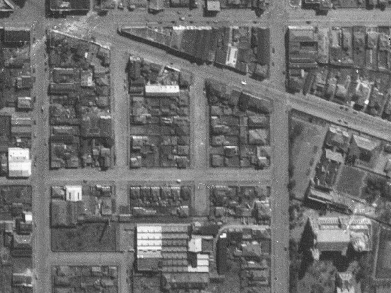 18 Williams Street from the air, 1940-1944