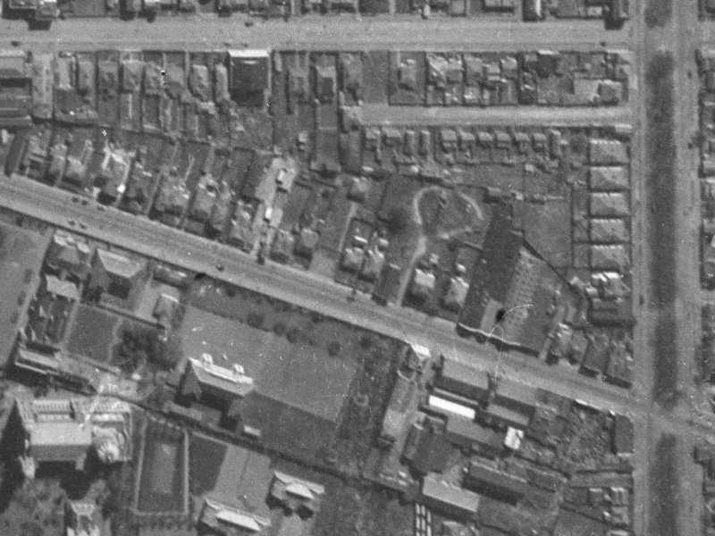87 Ferry Road from the air, 1940-1944