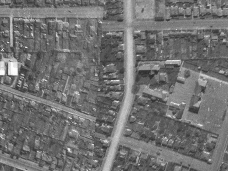 33 Phillips Street from the air, 1940-1944