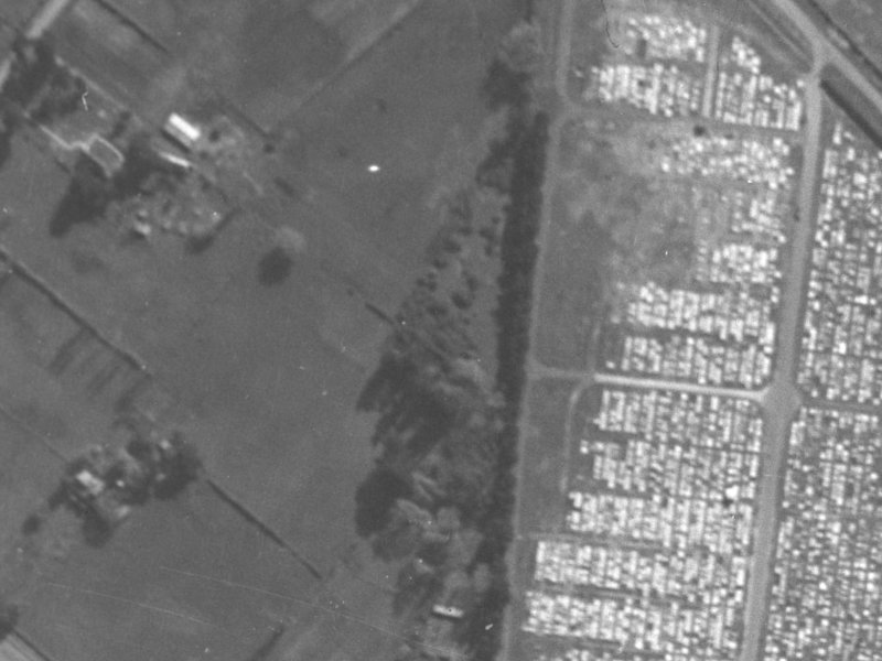 Damien Place from the air, 1940-1944