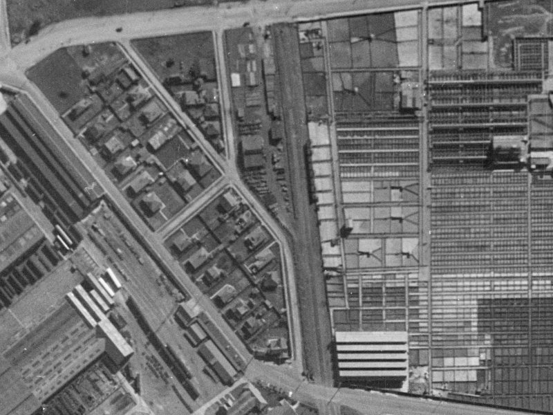 14 Tyne Street from the air, 1940-1944