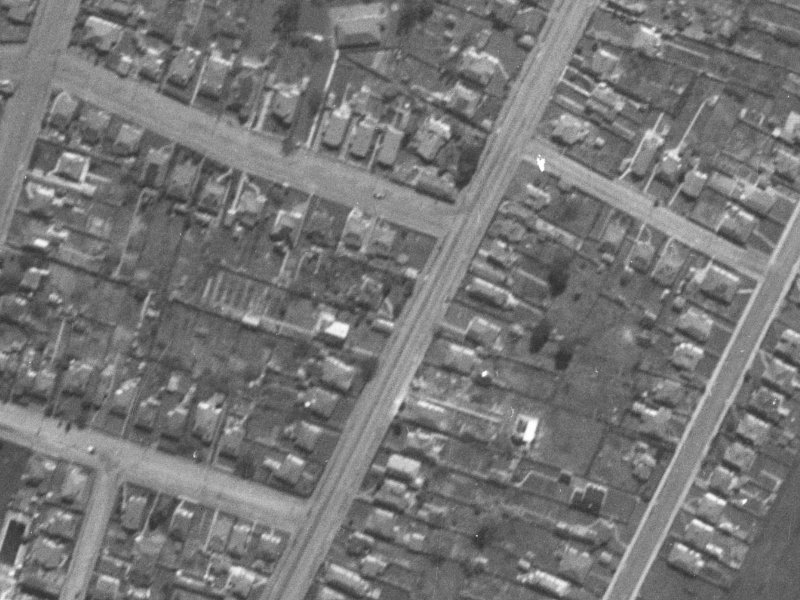 60 Mathesons Road from the air, 1940-1944