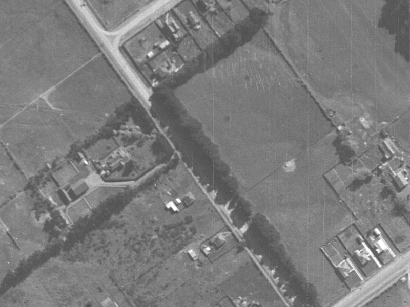 18A Epsom Road from the air, 1940-1944