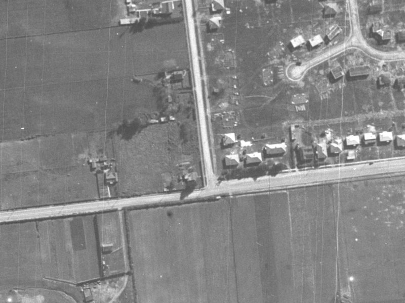 110-112 Wharenui Road from the air, 1940-1944