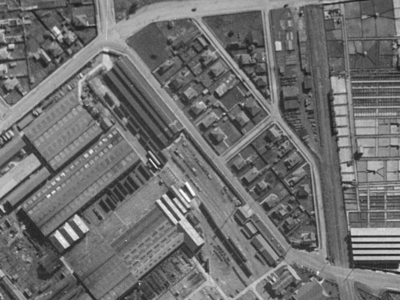 26 Lowe Street from the air, 1940-1944