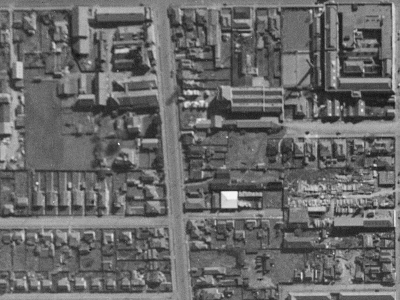 220 Antigua Street from the air, 1940-1944