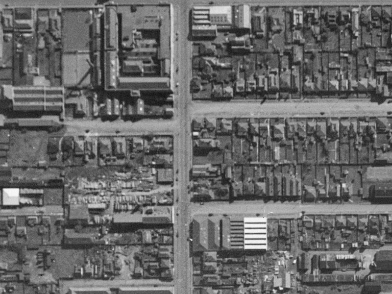 192 Montreal Street from the air, 1940-1944