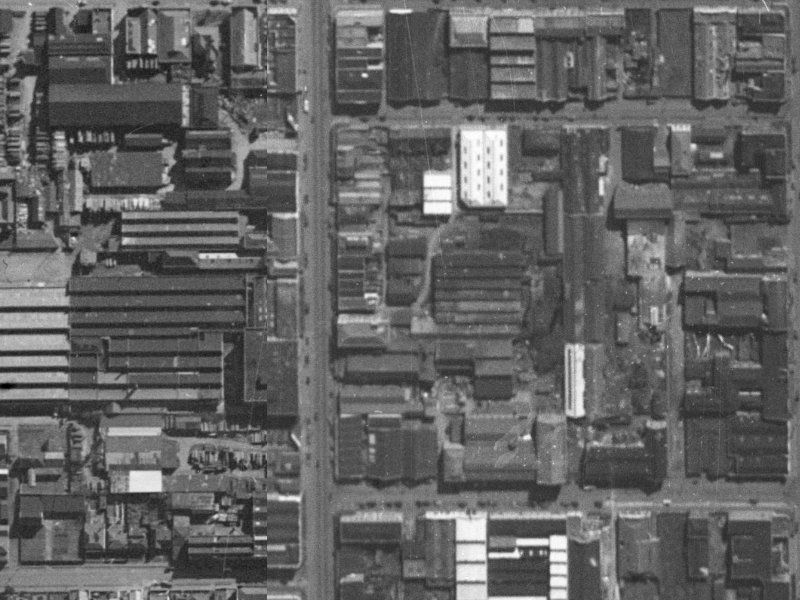 558 Colombo Street from the air, 1940-1944