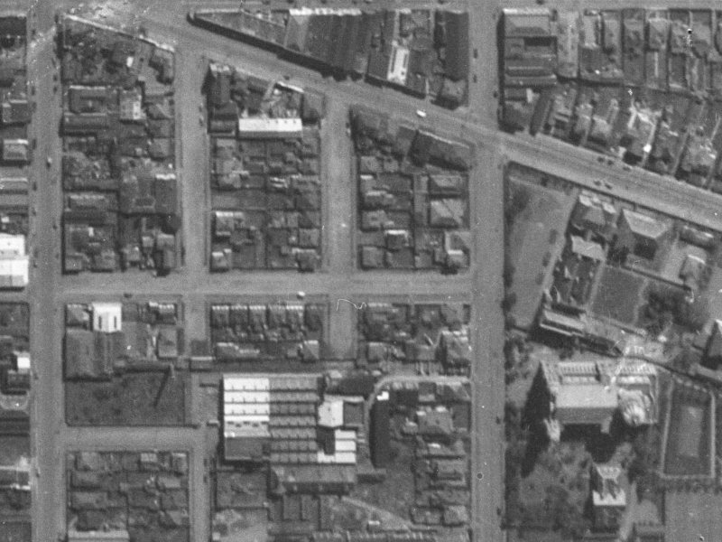 12 Williams Street from the air, 1940-1944