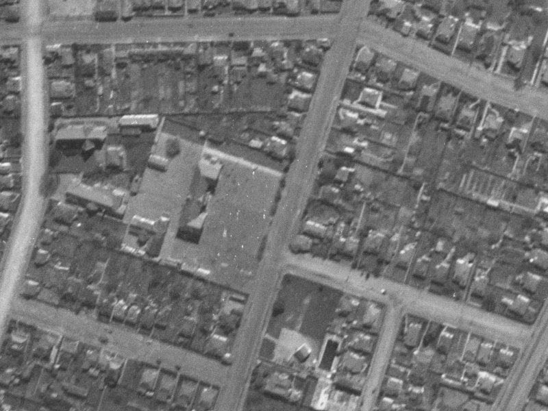 1-3 Cross Street from the air, 1940-1944
