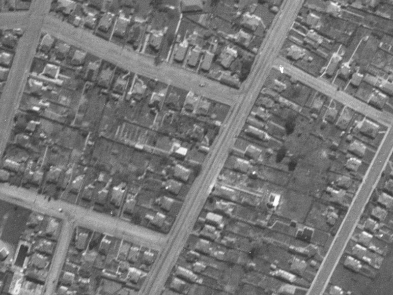 60A Mathesons Road from the air, 1940-1944