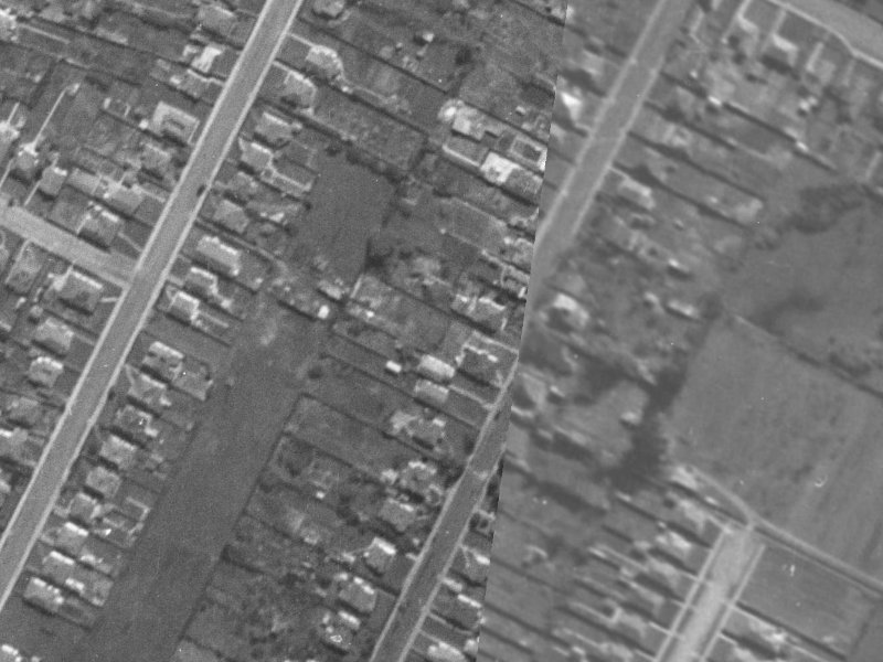 85B Bordesley Street from the air, 1940-1944