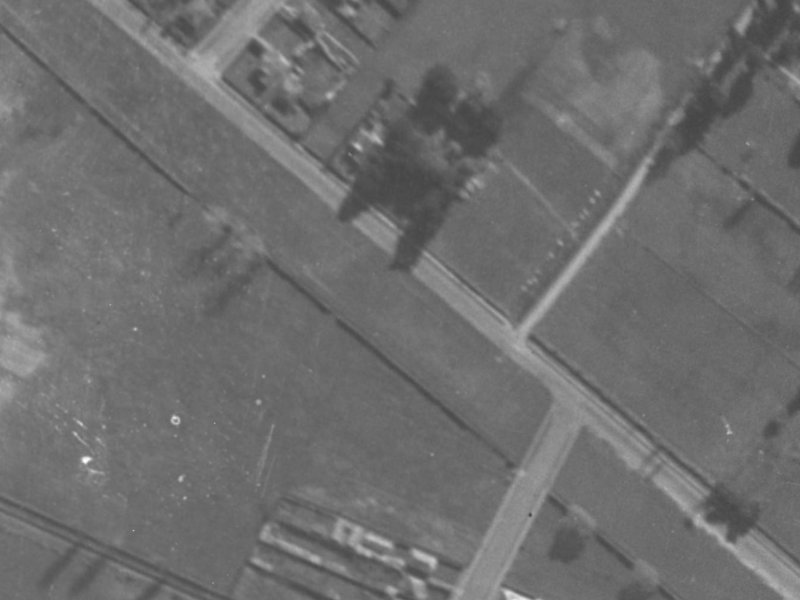 381 Linwood Avenue from the air, 1940-1944