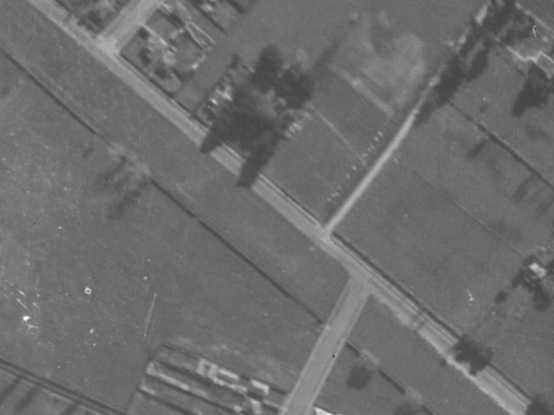 383 Linwood Avenue from the air, 1940-1944