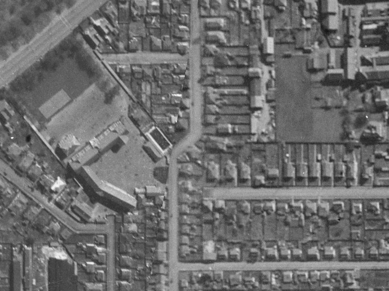 Stewart Street from the air, 1940-1944