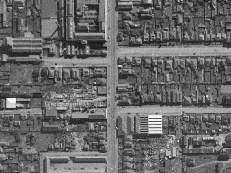 177-193 Montreal Street from the air, 1940-1944