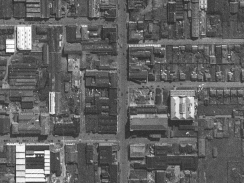 40 Manchester Street from the air, 1940-1944