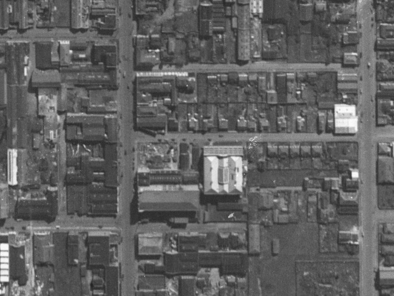 10b Allen Street from the air, 1940-1944