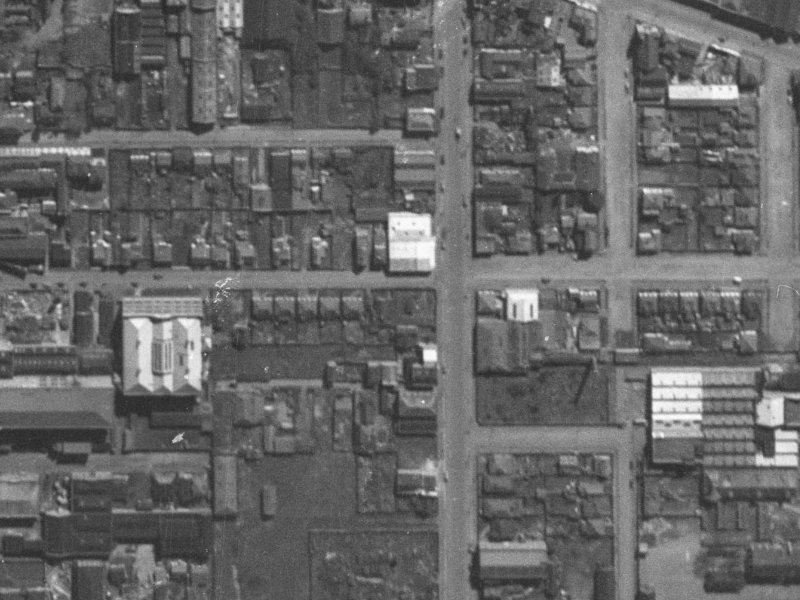 38-34 Allen Street from the air, 1940-1944