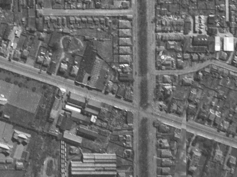 43 Fitzgerald Avenue from the air, 1940-1944