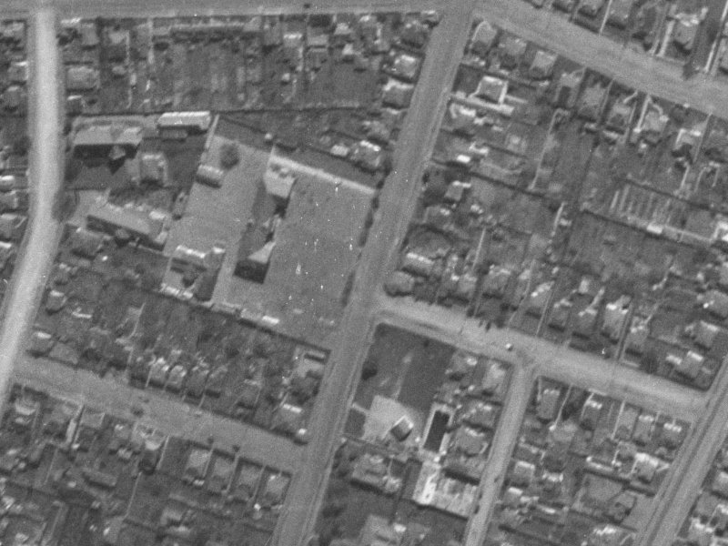 22-34 Nursery Road from the air, 1940-1944