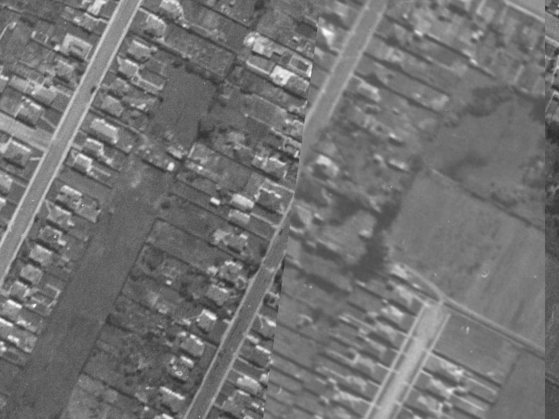 84 Bordesley Street from the air, 1940-1944