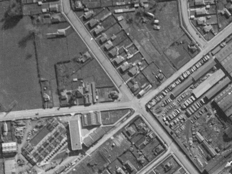 86 Clarence Street from the air, 1940-1944