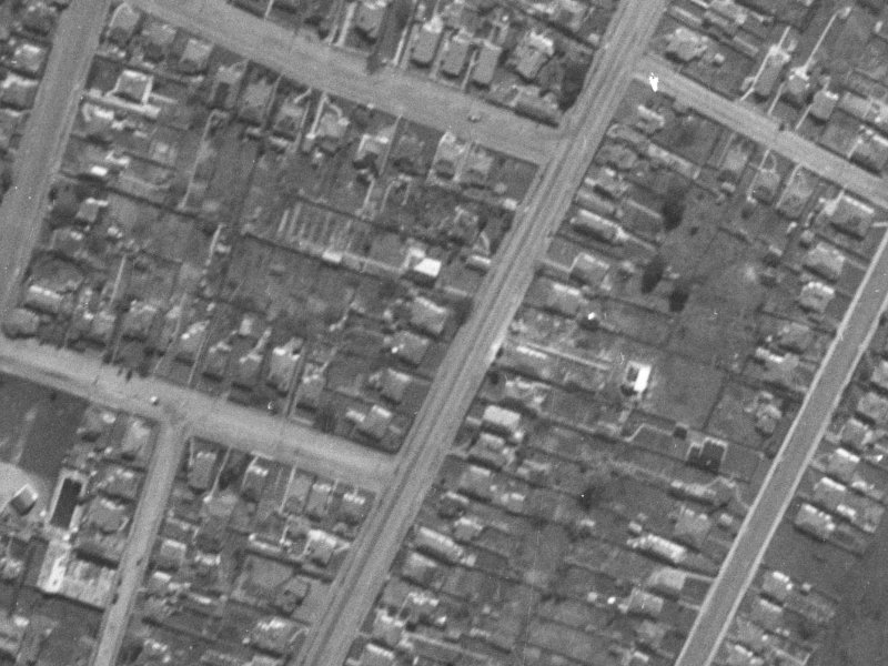 43-55 Mathesons Road from the air, 1940-1944