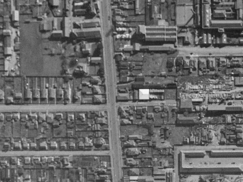 212 Antigua Street from the air, 1940-1944