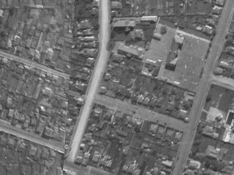 Hill View Road from the air, 1940-1944