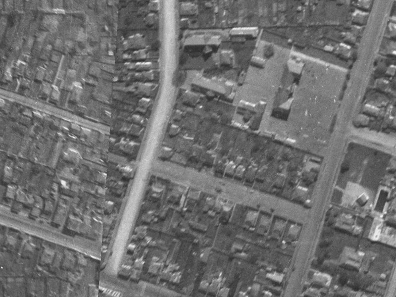 13 Hillview Road from the air, 1940-1944