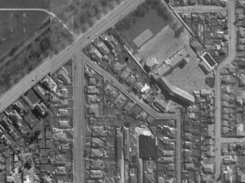 41 Waller Terrace from the air, 1940-1944