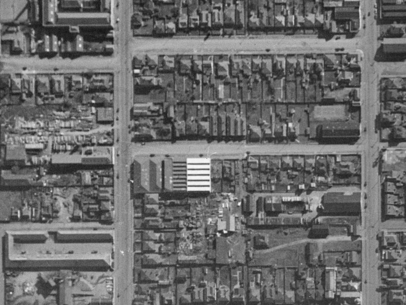 12 Wilmer Street from the air, 1940-1944