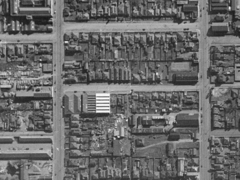 Wilmer Street from the air, 1940-1944