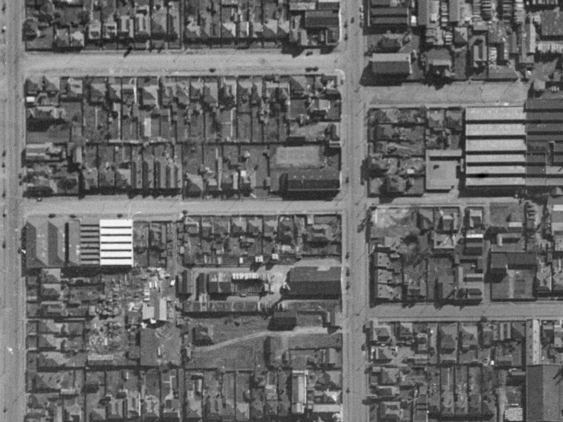 29 Wilmer Street from the air, 1940-1944