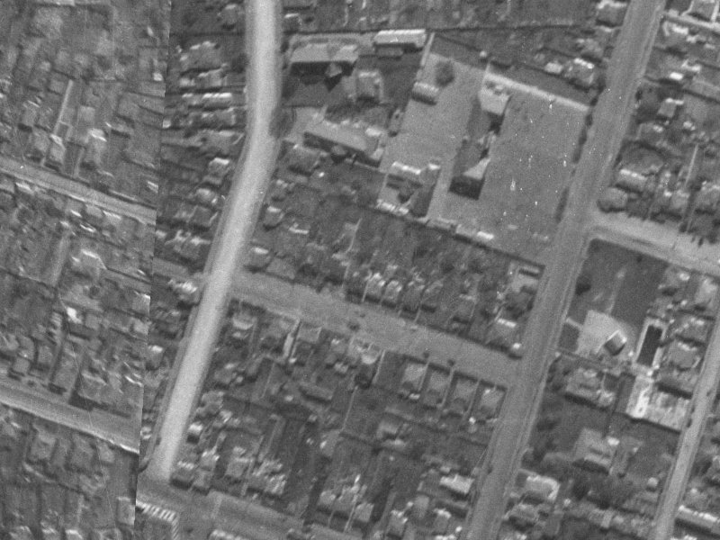 16 Hillview Road from the air, 1940-1944