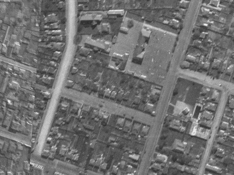 21 Hillview Road from the air, 1940-1944